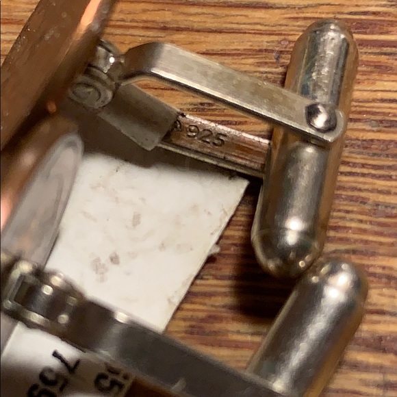 NWT Sterling silver matching 1918 penny cuff links - Picture 9 of 10